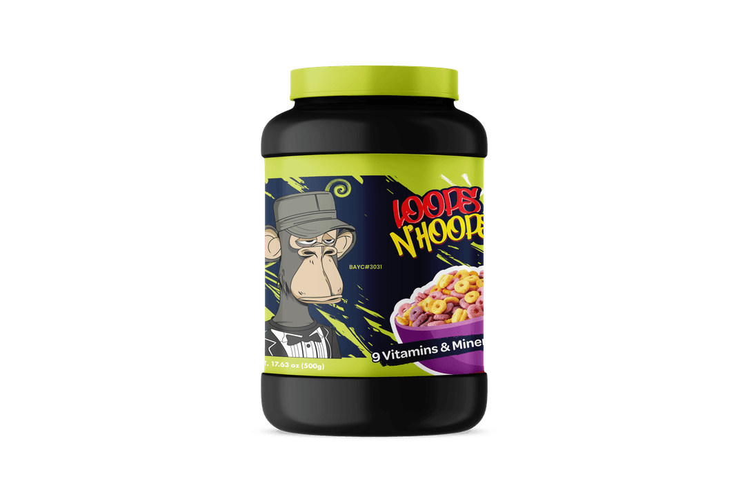 Cereal Loops N' Hoops Jar